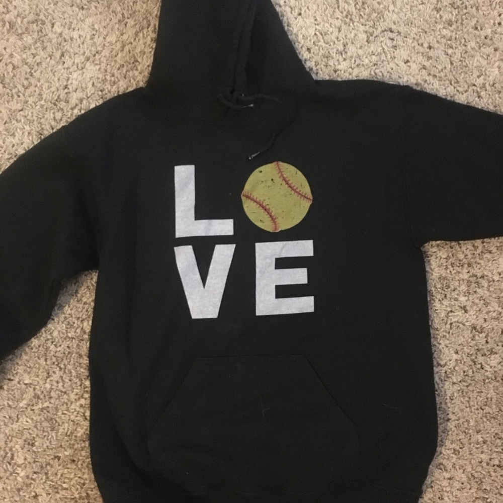 A black sweatshirt